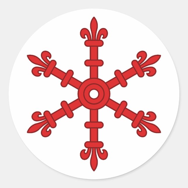 Barony of Wintermist Populace Abzeichen Runder Aufkleber (Vorderseite)