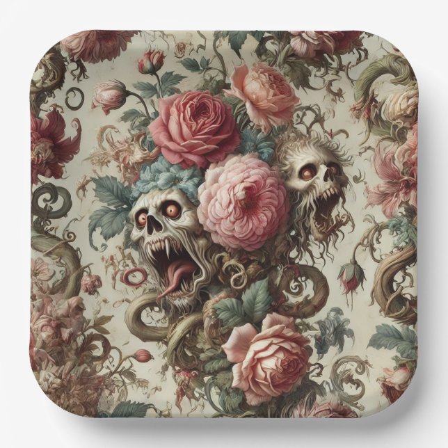 Baroque Aberration – Gothic Victorian Pappteller (Vorderseite)
