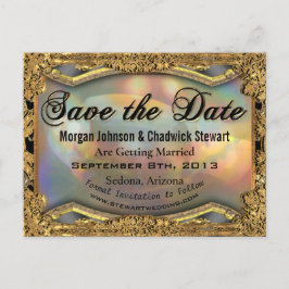 Baroque Barnetcue Formales Save the Date Postkarte