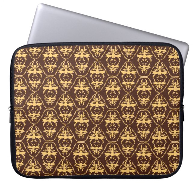Baroque Damask #2 @ Sonoletre Laptopschutzhülle (Vorderseite)