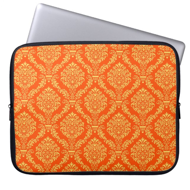 Baroque Damask #3 @ Sonoletre Laptopschutzhülle (Vorderseite)