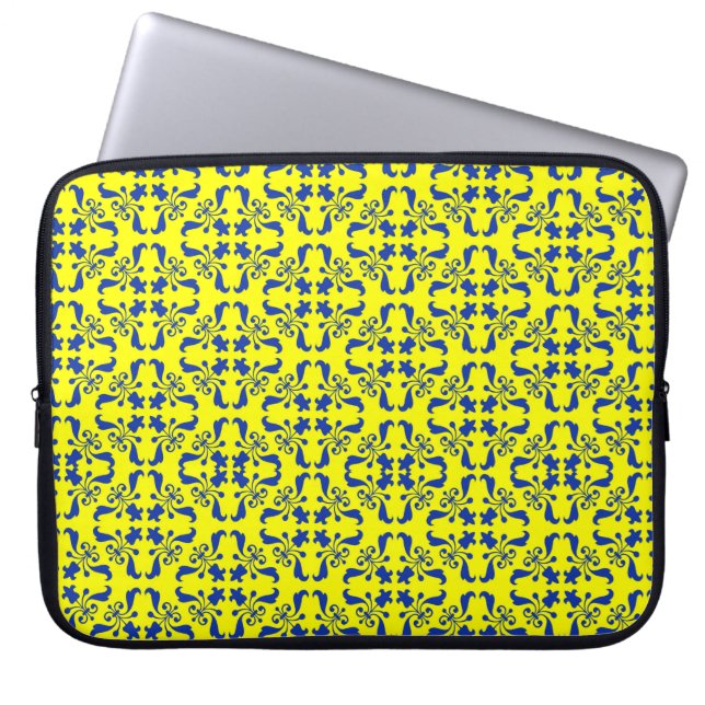 Baroque Damask #7 @ Sonoletre Laptopschutzhülle (Vorderseite)