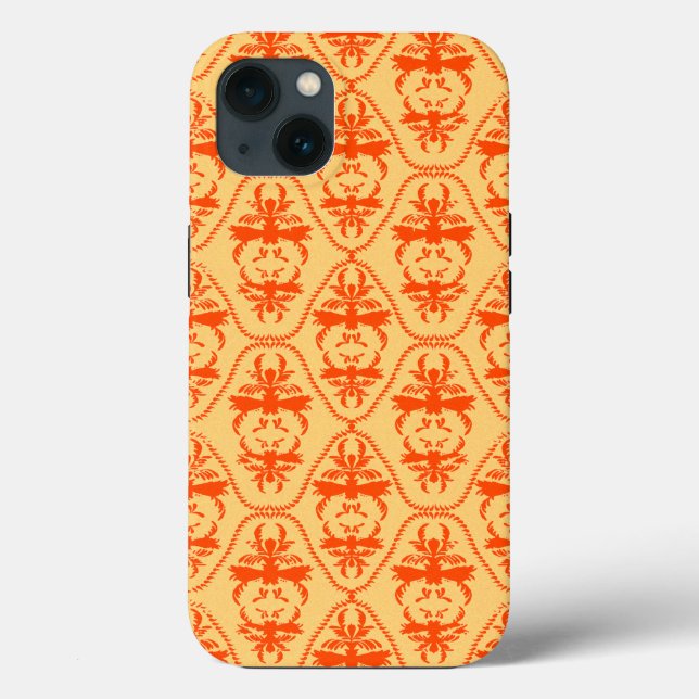 Baroque Damask #9 @ Sonoletre Case-Mate iPhone Hülle (Rückseite)