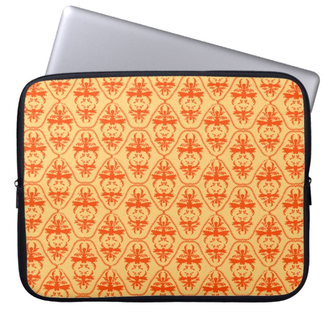 Baroque Damask #9 @ Sonoletre Laptopschutzhülle (Vorderseite)