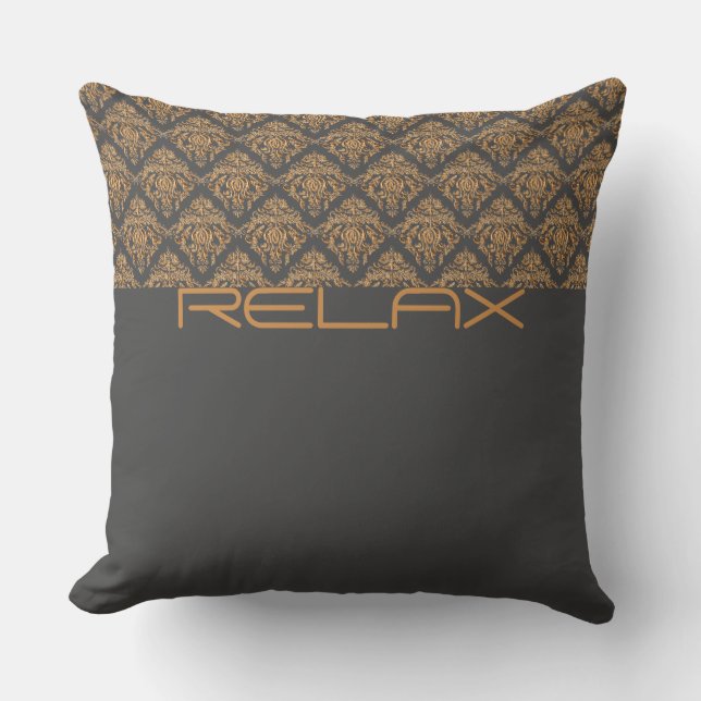 Baroque Damask - Coussin (Recto)