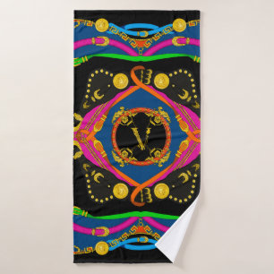 baroque doré, motif de chaîne et ceinture