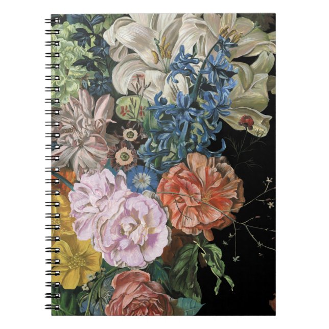 Baroque Floral - Bouquet Notizblock (Vorderseite)