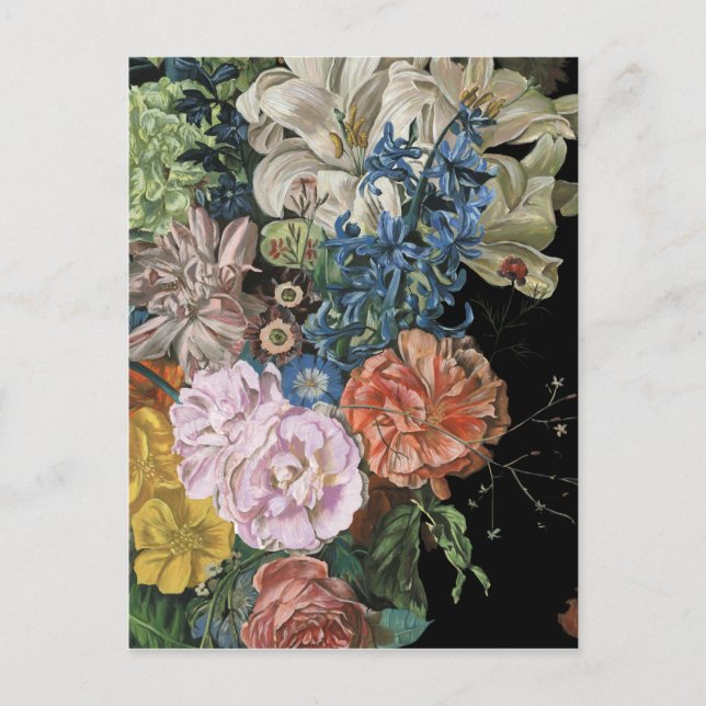 Baroque Floral - Bouquet Postkarte (Vorderseite)