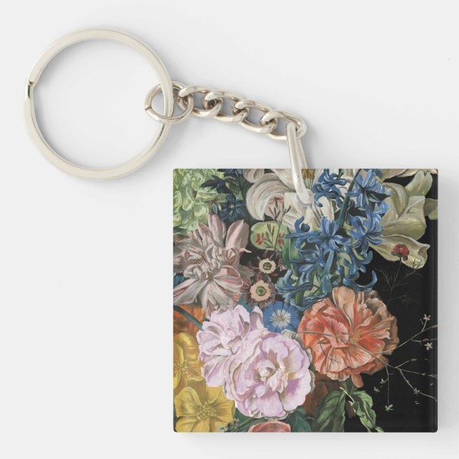 Baroque Floral - Bouquet Schlüsselanhänger (Vorderseite)