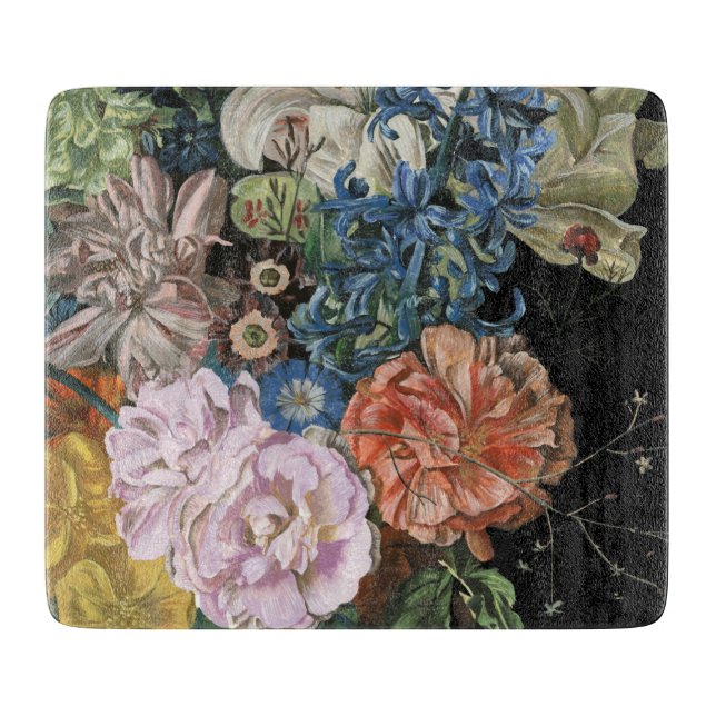 Baroque Floral - Bouquet Schneidebrett (Vorderseite)