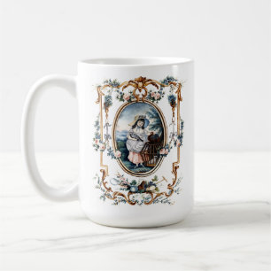 Baroque Floral Vignettes von Jean-Baptiste Huet Kaffeetasse