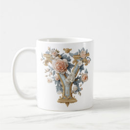 Baroque Letter 'Y' Tasse für eine Kaffeeprinzessin