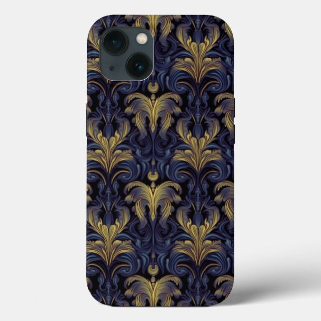 Baroque Midnight Opulence Case-Mate iPhone Hülle (Rückseite)
