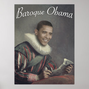 baroque-obama2-LG Poster