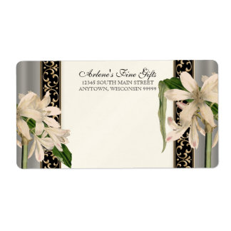 Baroque Vintag Lily Gold formale Matching-Adresse