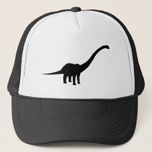 Barosaurus Dino Dinosaur Truckerkappe (Vorderseite)