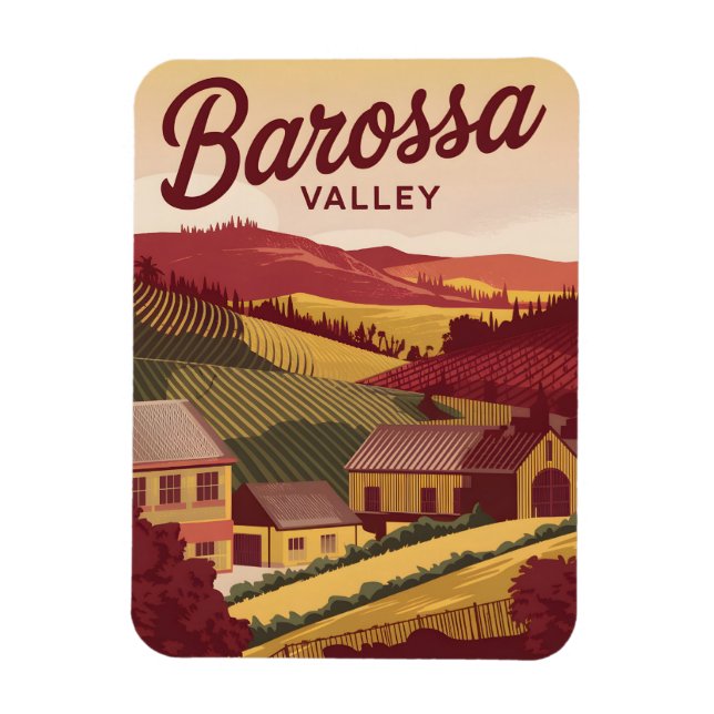Barossa Vintag Magnet (Vertikal)