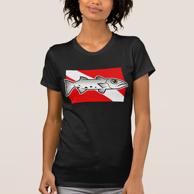 Barracuda Dive Flag T-Shirt (Vorderseite)