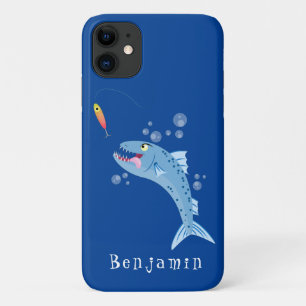 Barracuda Fisch hungriger Cartoon Case-Mate iPhone Hülle