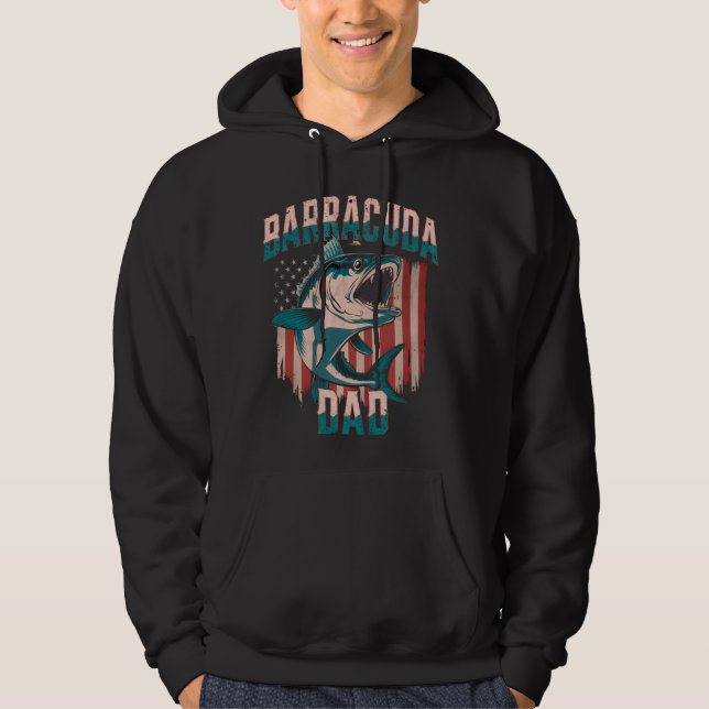 Barracuda Vater Hoodie (Vorderseite)