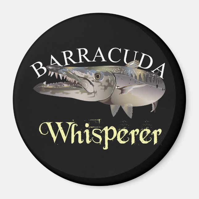 Barracuda Whisperer Dark Colour Magnet (Devant)