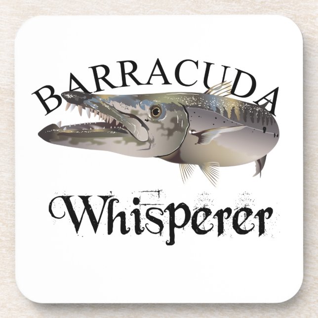 Barracuda Whisperer Light Colored Getränkeuntersetzer (Vorderseite)