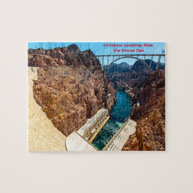 Barrage Hoover Colorado. Jigsaw Puzzle (Horizontal)