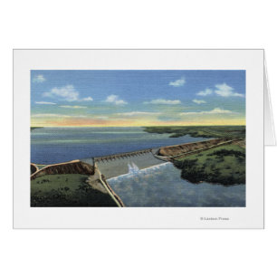 Barrage John Martin (Caddoa) sur la rivière Arkans