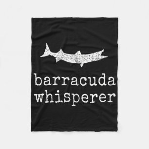 Barrakuda-Flüsterer Lustiger Barrakuda-Angler Fleecedecke