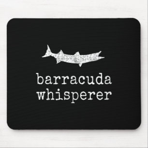Barrakuda-Flüsterer Lustiger Barrakuda-Angler  Mousepad