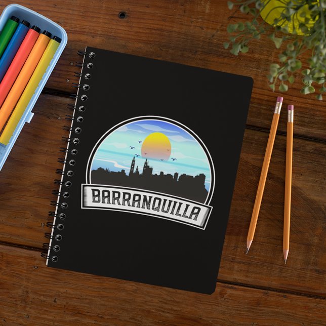 Barranquilla Colombia Skyline Panorama View Notizblock (Barranquilla Colombia Skyline Panorama View Notebook)
