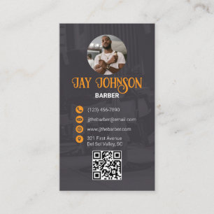Barre   Barbershop  Carte de visite coiffeur