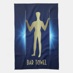 Barre de Geoglyph Serviette Gold Long homme ancien