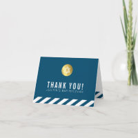 BARRE DE MERCI PLIÉE mitzvah or étoile bleu foncé