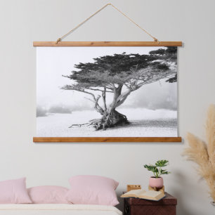BARRE DE PLAGE Tapisserie murale en bois