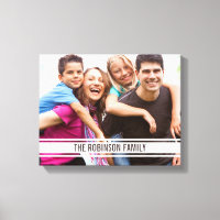 Barre de Varsity Photo de famille sur toile