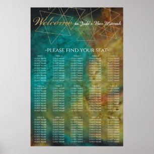 Barre et Bat mitzvah Hors de ce monde Tableau de s