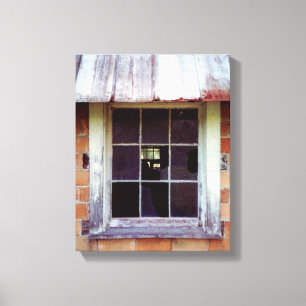 Barre Fenêtre Art rustique Imprimer sur toile embo