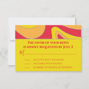 Barre ou Bat mitzvah RSVP Silvery Waves