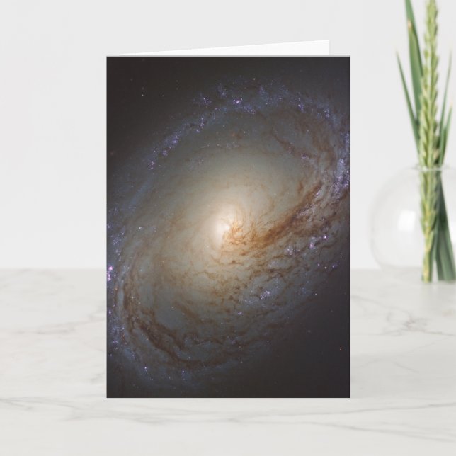Barred Lenticular Galaxy Ngc 3368 Karte (Vorderseite)