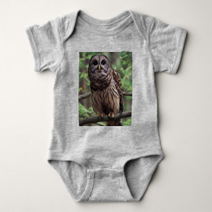 Barred Owl Baby Strampler