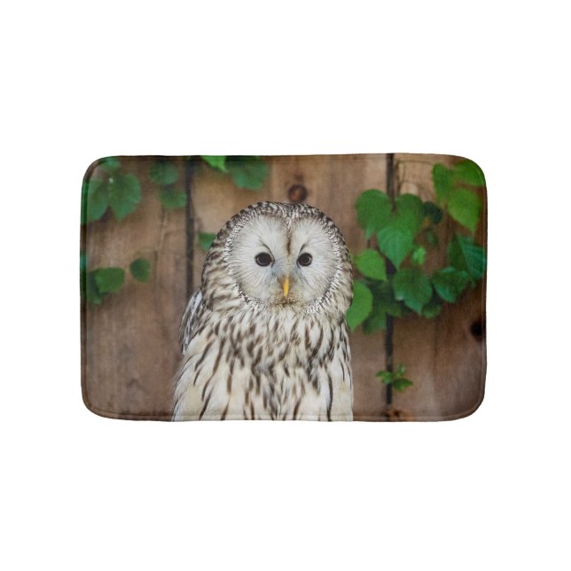 Barred Owl Badematte (Vorderseite)
