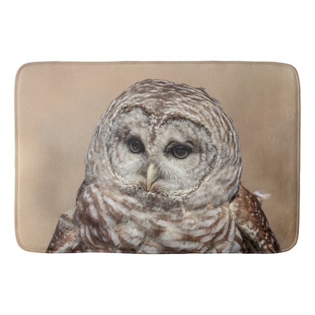 Barred Owl Badematte (Vorderseite)