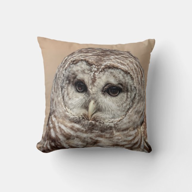 Barred Owl Kissen (Vorderseite)