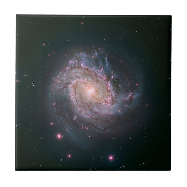 Barred Spiral Galaxy Messier 83.2 Fliese (Vorderseite)
