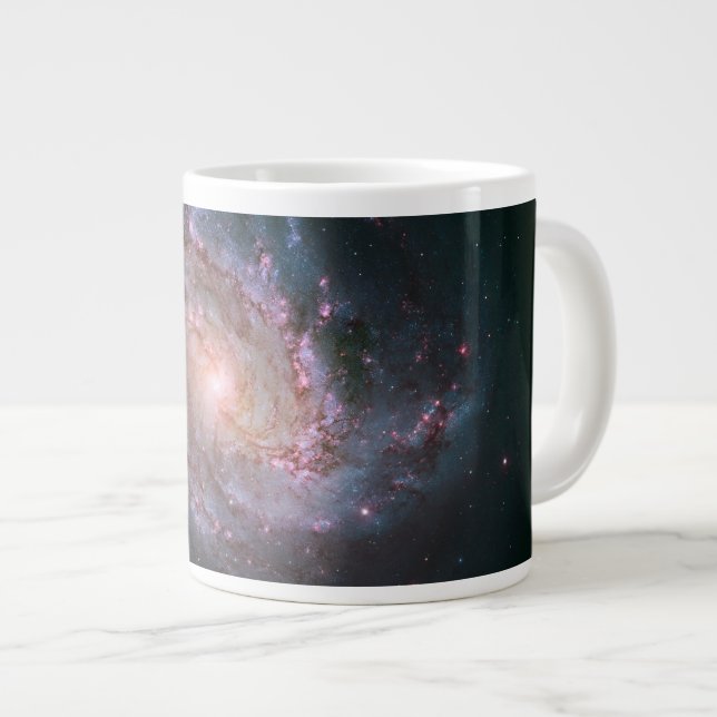 Barred Spiral Galaxy Messier 83.2 Jumbo-Tasse (Vorderseite Rechts)