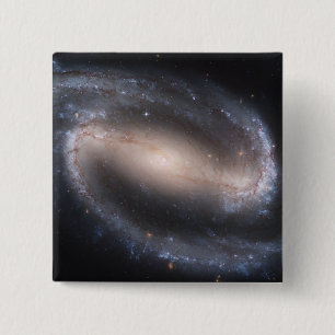 Barred Spiral Galaxy NGC 1300 Button