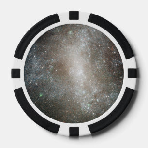Barred Spiral Galaxy NGC 1313 - HST Pokerchips