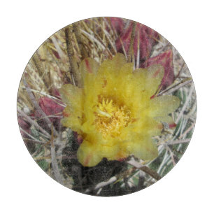 Barrel Cactus Fishaken Yellow Schneidebrett