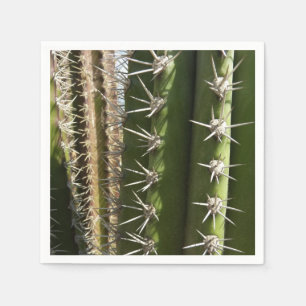 Barrel Cactus II Desert Nature Foto Serviette
